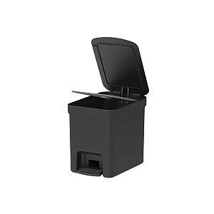 LIXEIRA TRIUM 6L COM PEDAL PRETO - OU