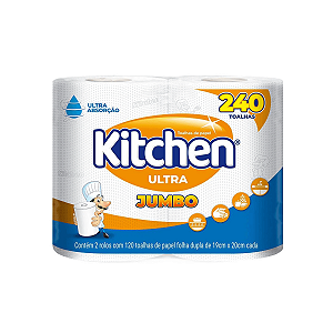 PAPEL TOALHA KITCHEN ULTRA JUMBO 240 FOLHAS