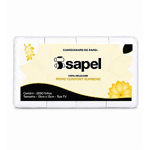 Guardanapo Tv Celulose Folha de Seda 14x14 2000 Fls Isapel