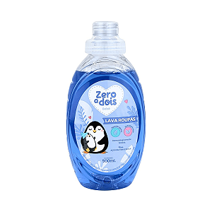 LAVA ROUPAS LIQUIDO ZERO A DOIS BABY SUAVE 500ML