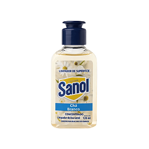 LIMPADOR DE SUPERFICIE SANOL CHA BRANCO 120ML