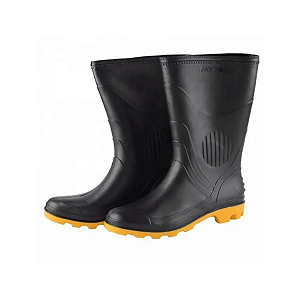 BOTA PVC P.FORTE C/FORRO SOLA AMARELA  37 GRENDENE