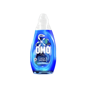 LAVA ROUPAS LIQUIDO OMO CICLO RAPIDO 1,4l ANTIODOR
