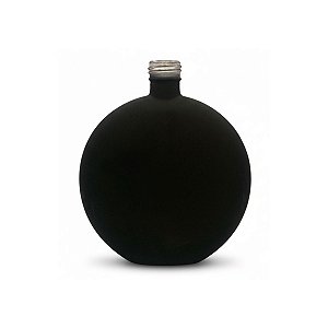 VIDRO LUNA 550 ML ROSCA 28 PRETO FOSCO