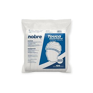 Touca descartavel em TNT sanfonada (pct. c/100und.) - Nobre