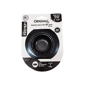 RALINHO DE PIA INOX 9 CM PRETO