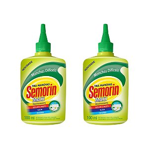 KIT COM 2 UND SEMORIN TIRA MANCHAS MAXI 100ML