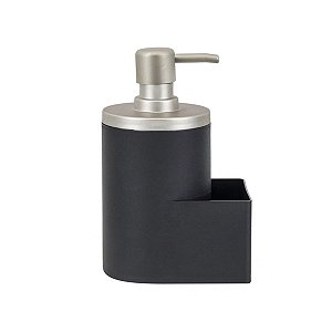 Dispenser para Detergente e Esponja Prata Fosco 600Ml