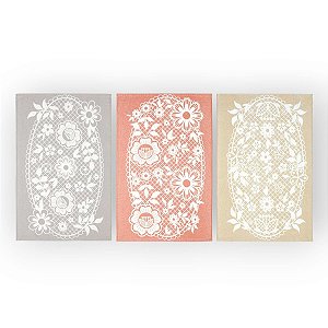 Pano de prato felpudo estampado DOHLER 45cm x 65cm GRAÇA - 1un