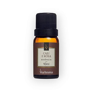 ESSENCIA VIA AROMA 10ML CLASSICA CAJU E ROSA