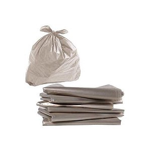 Pacote saco lixo CANELA 7 micras (P7) 200L 100un
