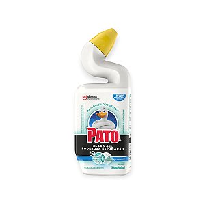 DESINFETANTE CLORO GEL PATO PODEROSA ESPMAÇÃO MARINE 500ML