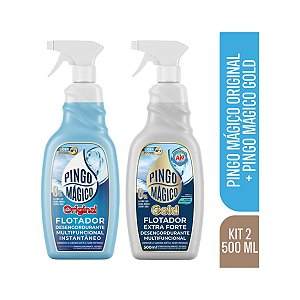 KIT PINGO MAGICO ORIGINAL 500ML + PINGO MAGICO GOLD 500ML