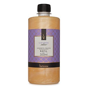 Refil Sabonete Líquido Desod. Lavanda Relax Via Aroma 500ml