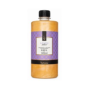 Refil Sabonete Líquido Desod. Lavanda Relax Via Aroma 500ml