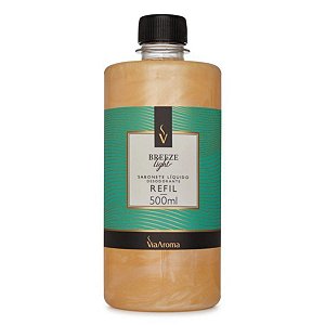 Refil Sabonete Líquido Desod. Breeze Light Via Aroma 500ml