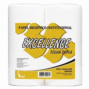 Papel Higienico Institucional Celulose Excellence 8x200m Rolão Isapel