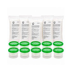 Kit 5 Anti mofo Tira Umidade, Odores e Mau Cheiro Casa Limpa 5KG