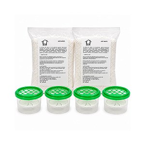 Kit 2 Anti mofo Tira Umidade, Odores e Mau Cheiro Casa Limpa 2KG