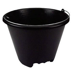 Balde de Concreto Preto 12L Arqplast