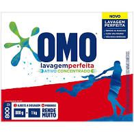 SABAO EM PO OMO 800G LAVAGEM PERFEITA