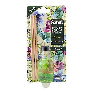 Limpador de superficies sanol 2 em 1 Green flowers 100ml