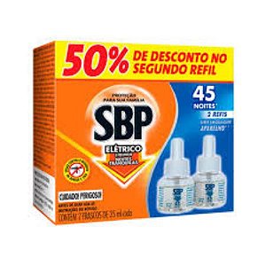 SBP Repelente Elétrico Líquido Refil Regular 35ml 2UN