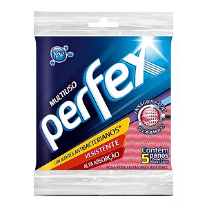 Pano Multiuso Perfex Rosa 5uni.