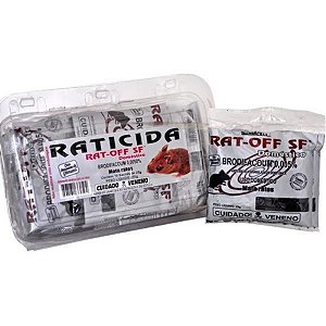 Raticida RAT-OFF SF - domestico 25g