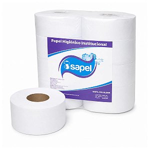 Papel Higienico Institucional Rolao 8x300m Isapel