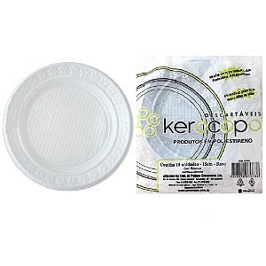 PRATO RASO KEROCOPO COM 10 BRANCO