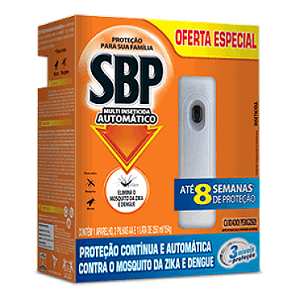 SBP Automático Multi-Inseticida Regular Aparelho e Refil