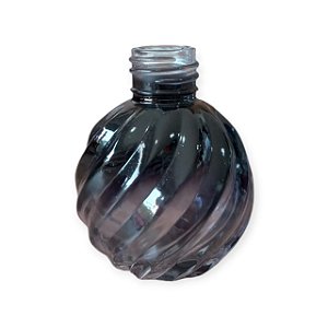 Vidro bola espiral preto degrade 110ml