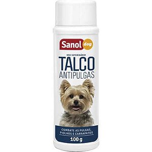 Talco antipulgas Sanol