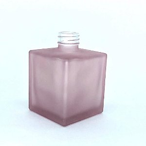 Vidro cube 250ml rosa quartz fosco (sem válvula)