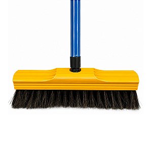 Vassoura Pelo Crina Animal Madeira 30cm AMN