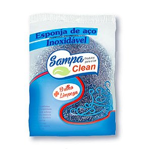 BUCHA BRILHO INOX UN Sampa Clean