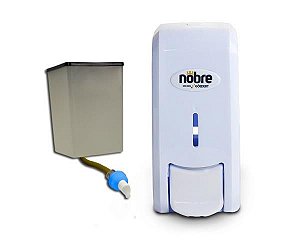 Dispenser saboneteira dosadora liquida 800ml brc NOBRE new classic (c/res/val. xpert)