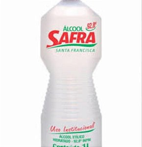 ALCOOL SAFRA 70º 500ML HOSPITALAR - Casa Limpa Produtos de Limpeza