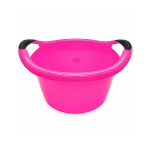 Bacia de Plástico com Alca Neon 14,8 L Santana