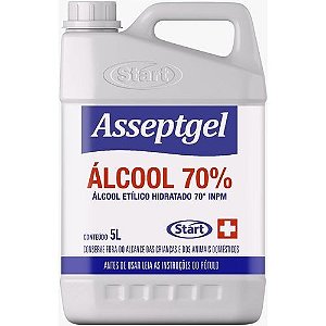 ALCOOL 70% LIQUIDO START 5L