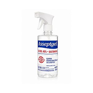 Desinfetante Spray Zerobac Cristal 500ml Asseptgel Start