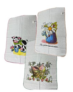 KIT PANO DE PRATO PARA COZINHA 10 unidades