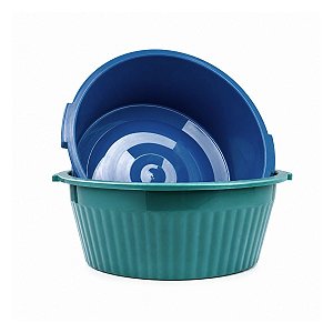 Bacia Plastica Grande Canelada 32 Litros Arqplast