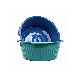 Bacia Plastica Gigante Canelada 40L Arqplast