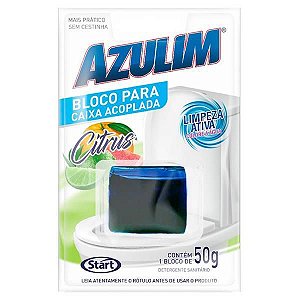 BLOCO SANITARIO CX ACOPLADA AZULIM CITRUS 50GR