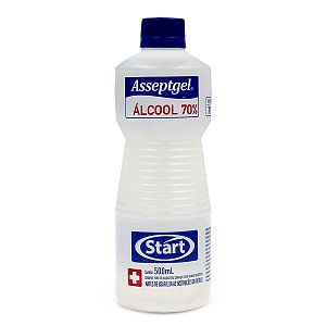 ALCOOL LIQUIDO 70% ASSEPTGEL/START 500ML