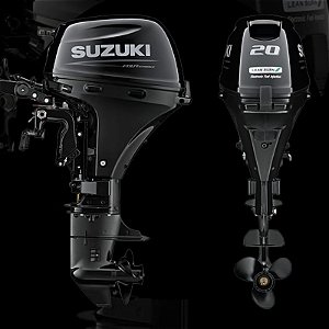 Motor de popa Suzuki 20 HP DF 4T Injeção EFI - Preço Produtor Rural - Pronta Entrega - Frete Grátis