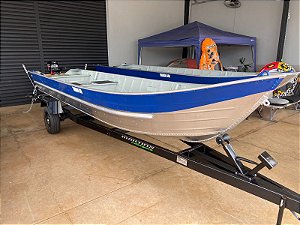 Conjunto Barco Tornado 600 + Motor Mercury + Carreta rodoviária. Preço do motor para PJ ou produtor Rural