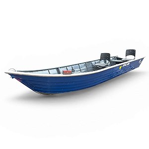 Barco de alumínio Martinelli King 600 Soldado grátis 2 cadeiras giratórias estofada